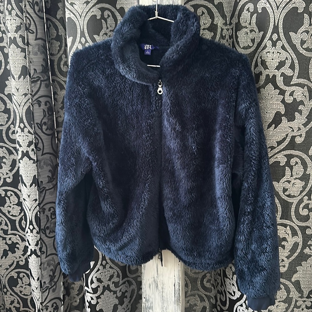 EUC JoyLab size large women’s blue fleece jacket
